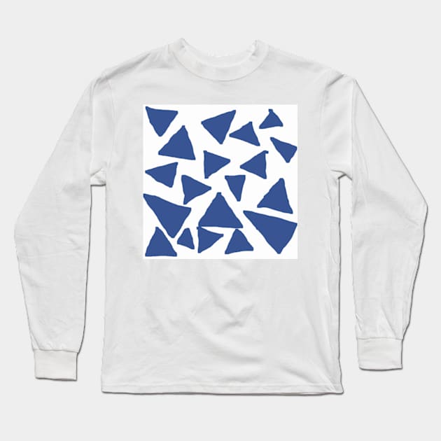 Blue Corn Chips Long Sleeve T-Shirt by Deadfluffy